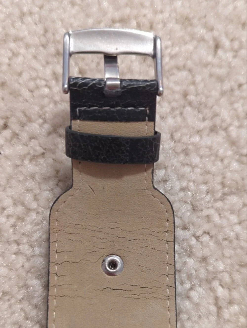 Guns N' Roses Wristwatch with Black Leather Band Vintage